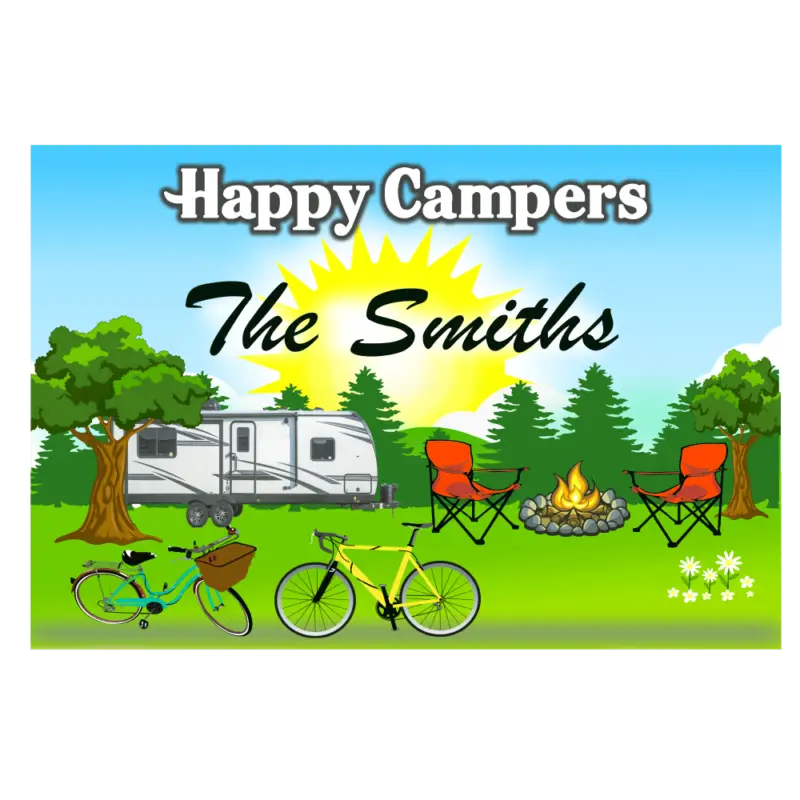 camper sign bikes