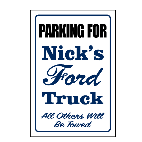 ford truck parking