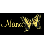 Yellow Butterfly License Plate